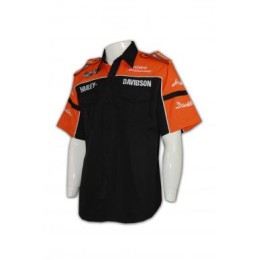 DS013 custom design dart shirt uniforms double pockets short uniform supplier hk hongkong DS013 custom design dart shirt uniforms double pockets short uniform supplier hk hongkong